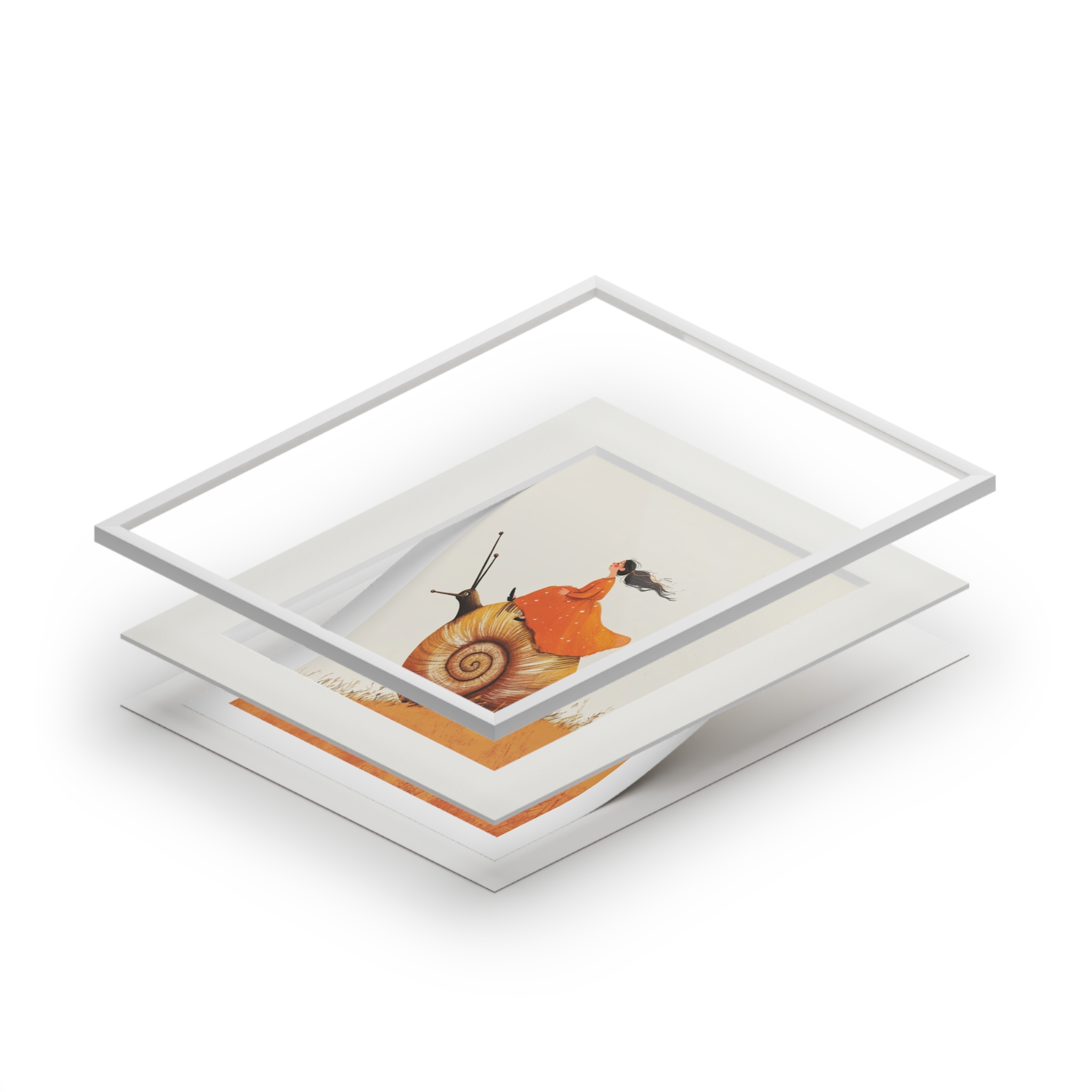 Ride or die. Fine-art paper print with passpartout. - Image 6