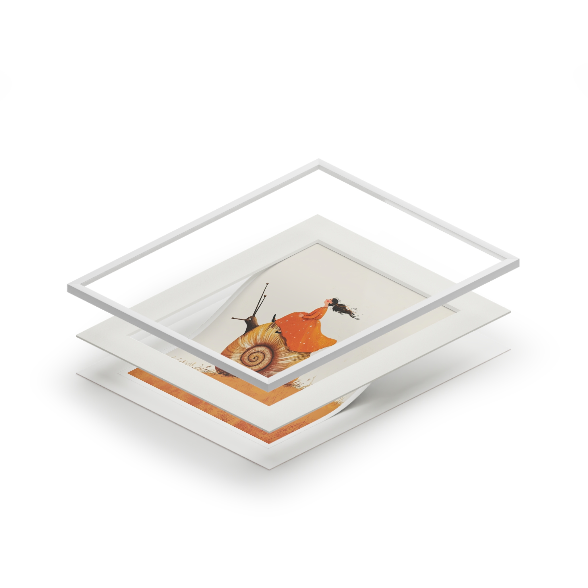 Ride or die. Fine-art paper print with passpartout. - Image 2